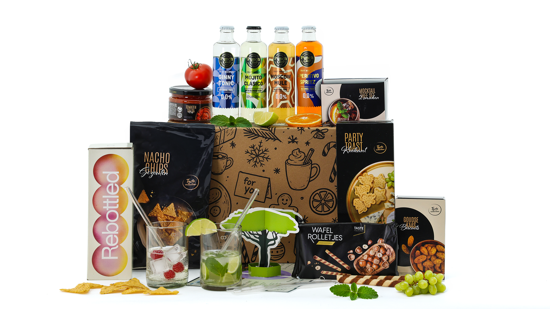 Kerstpakket Bewuste Mocktail Bar